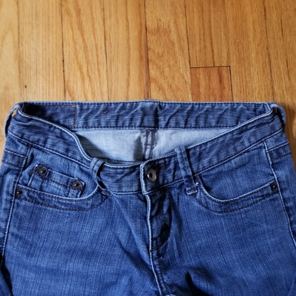 Express X2 Straight Leg Denim Jeans Size 2 - Picture 6 of 7